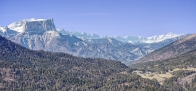 Le Mont Aiguille ( 38 ) Vue du Col de Menée