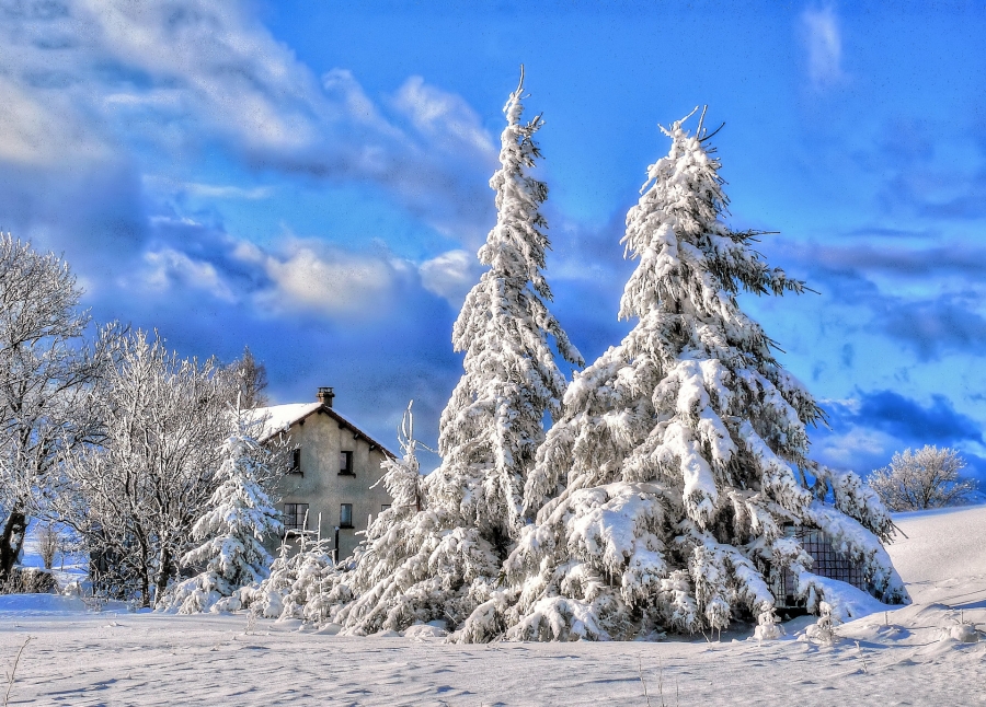 Mézilhac ( 07 ) Sous la neige