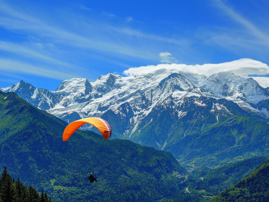 Vol depuis Plaine-Joux  ( 74 )
