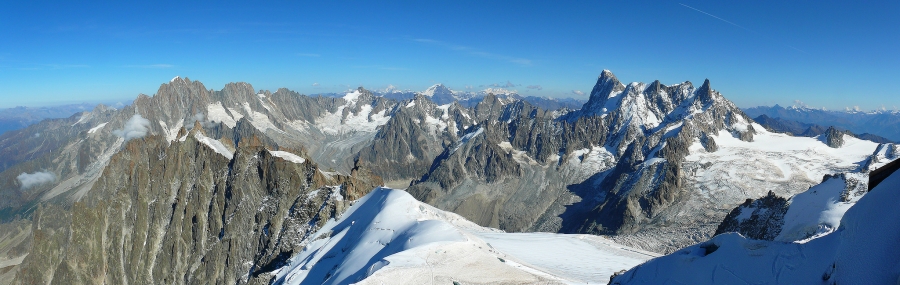 Chamonix - Vue depuis l'aiguille du midi  ( 74 )